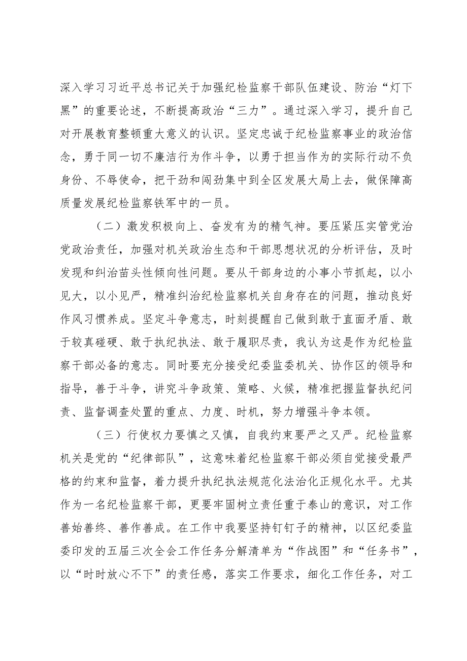 纪检监察干部队伍教育整顿个人党性分析报告4800字.docx_第2页