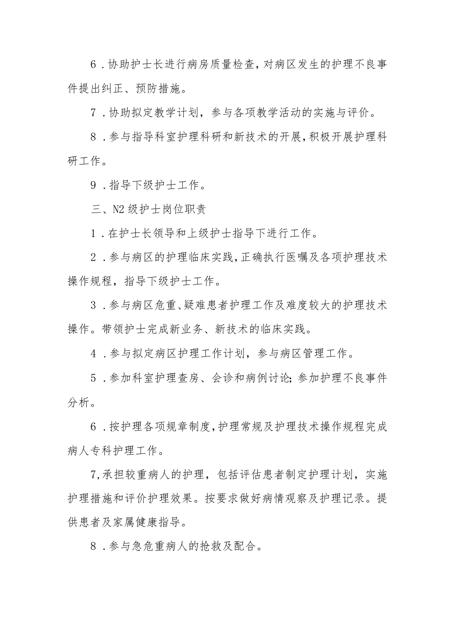 各层级护理人员岗位职责.docx_第2页