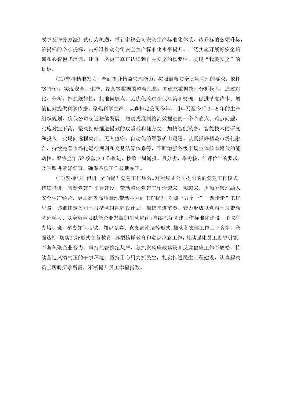 2023年度公司务虚会发言材料.docx_第3页