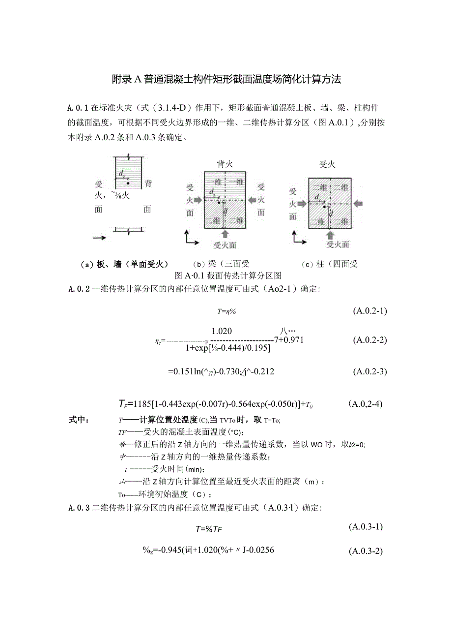 普通混凝土构件矩形截面温度场简化计算方法、碳纤维布加固混凝土梁和板的防火涂料厚度.docx_第1页