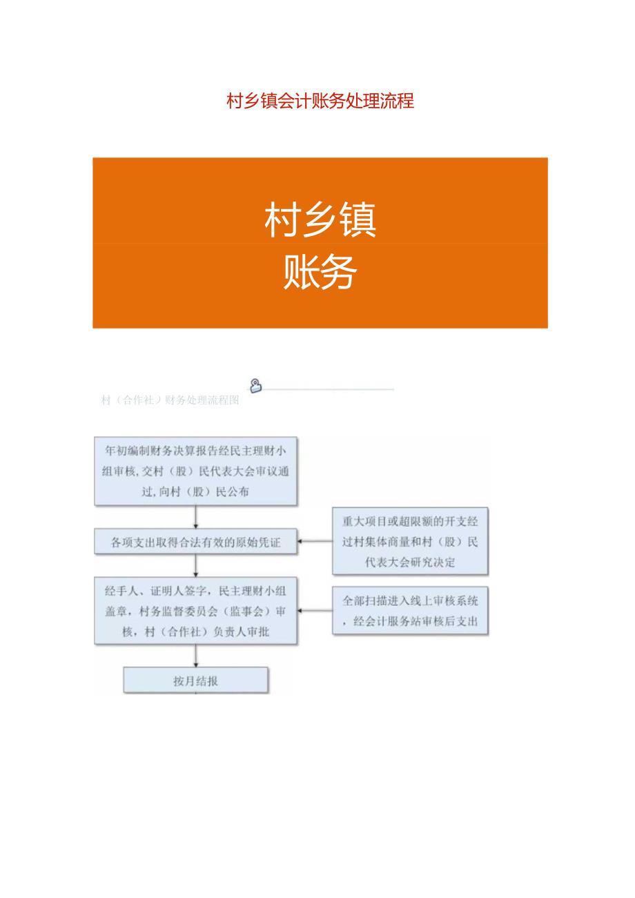 村乡镇会计账务处理流程.docx_第1页