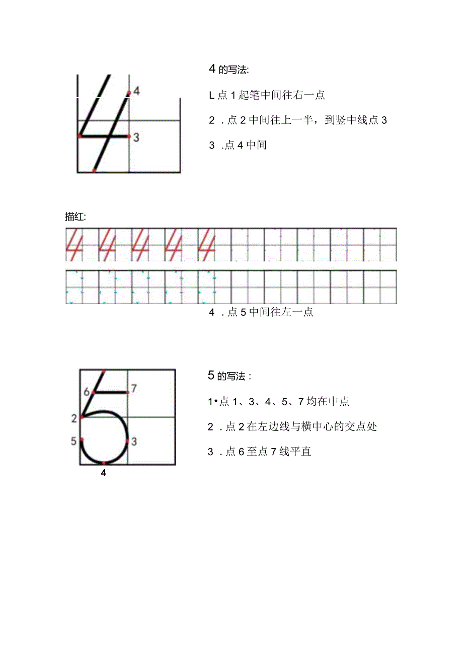 数字0-9的田字格写法仅打印.docx_第3页