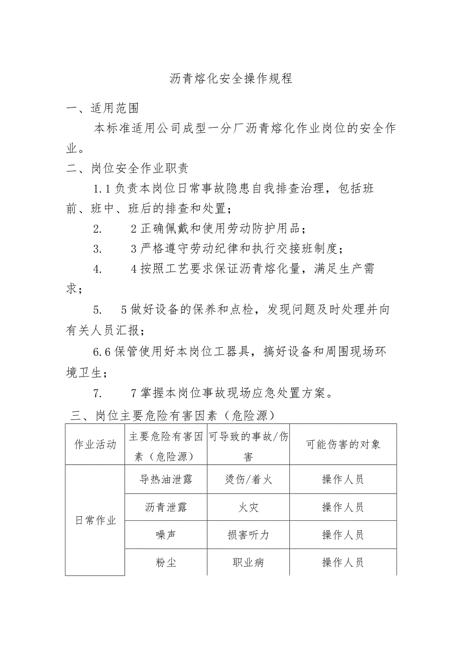 沥青熔化安全操作规程.docx_第1页