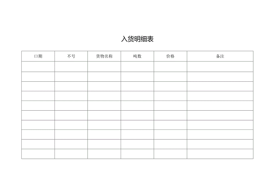 入货明细表格.docx_第1页