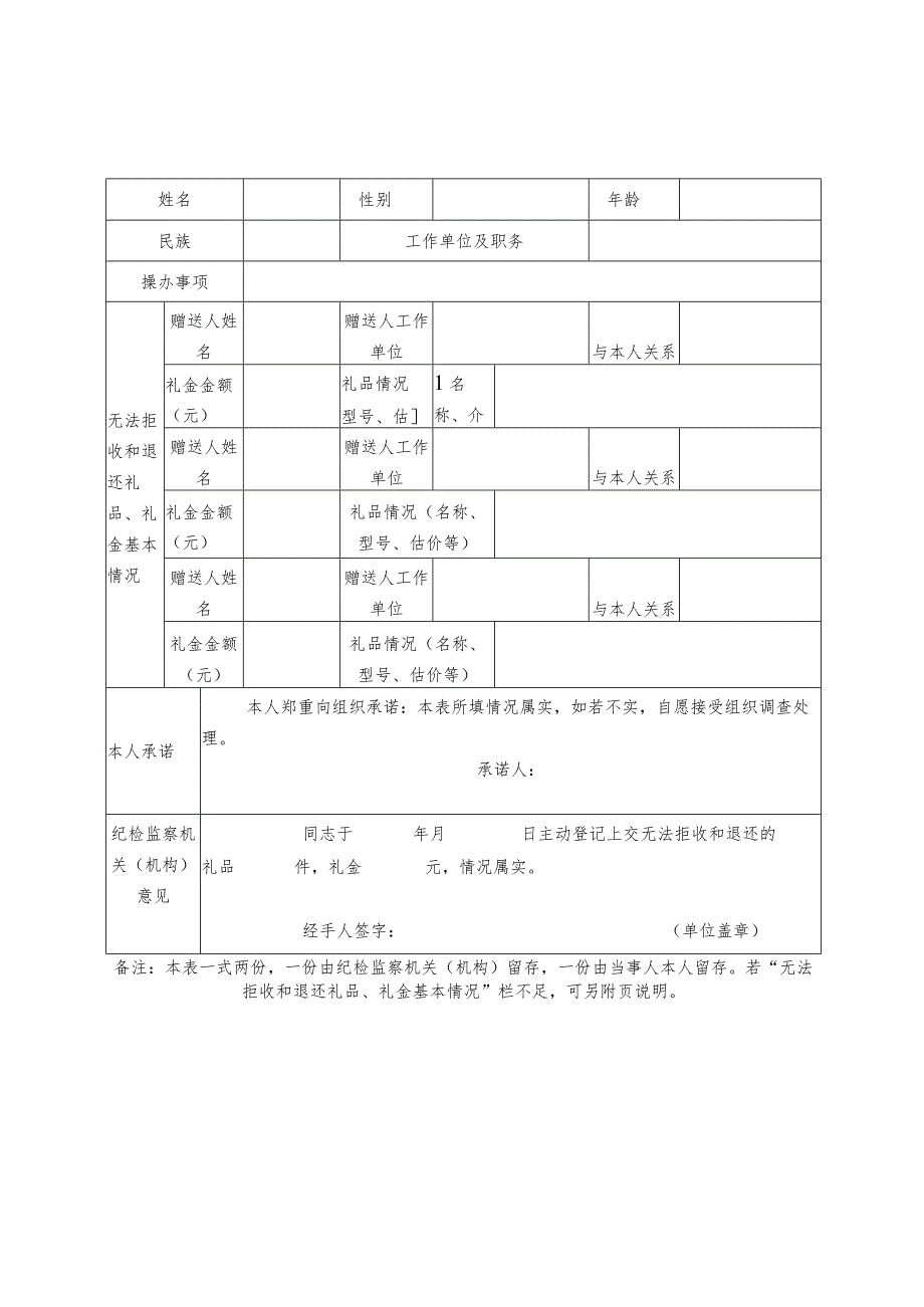 领导干部操办婚丧喜庆事宜事前报备表.docx_第3页