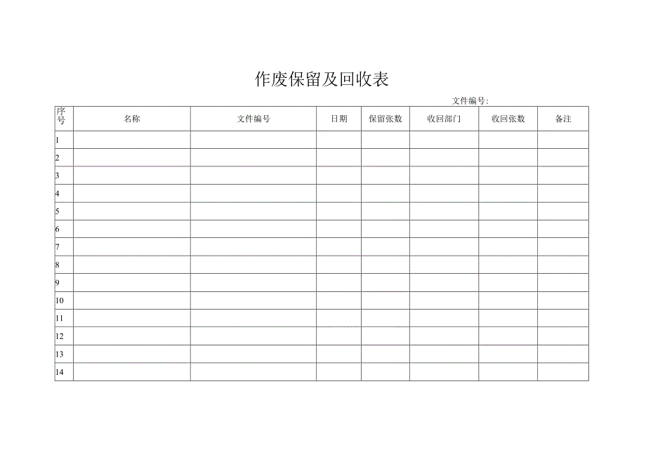 作废保留及回收表.docx_第1页