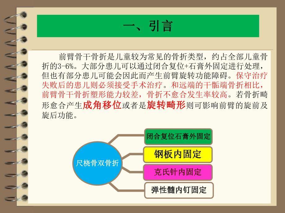 儿童前臂双骨折单骨固定.ppt_第2页