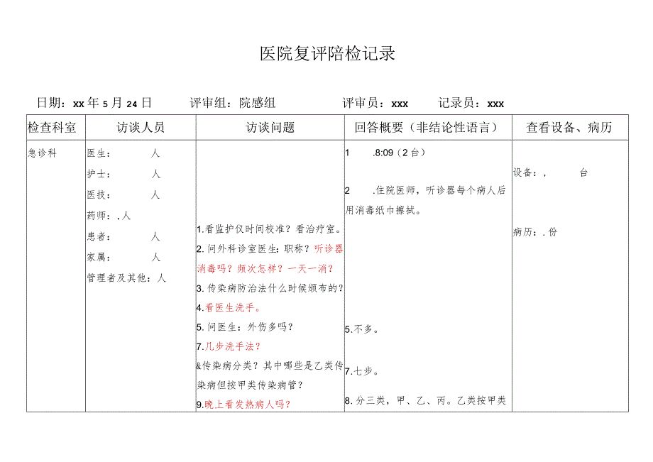 急诊科复评陪检记录.docx_第1页