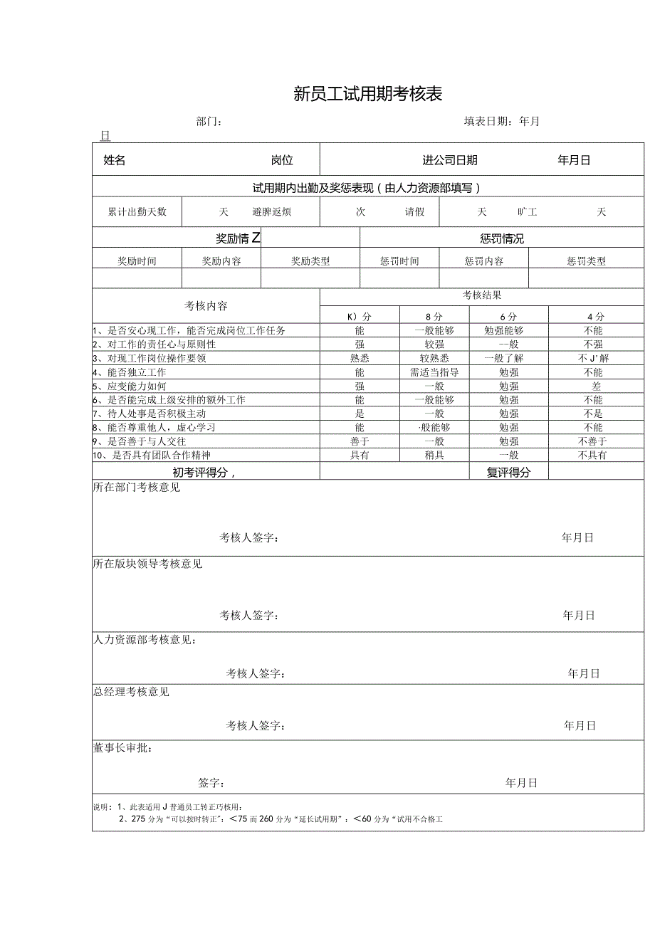 新员工试用期考核表.docx_第1页