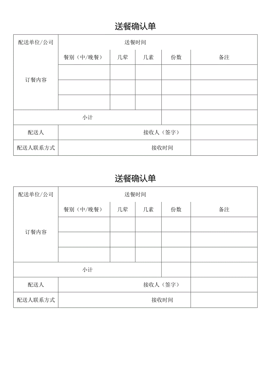 公司订餐申请表.docx_第2页