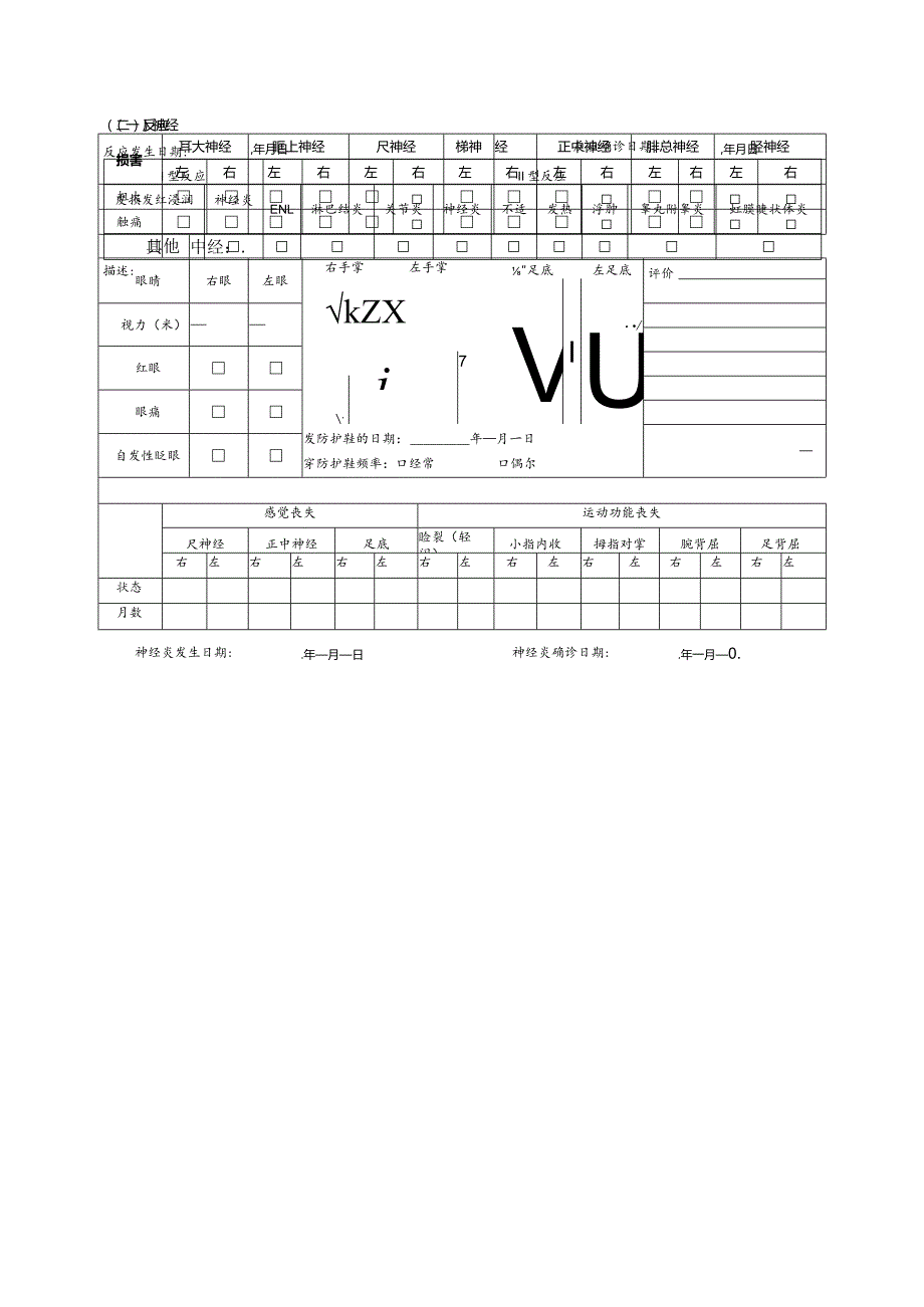 麻风病现症病例随访个案报告卡.docx_第2页