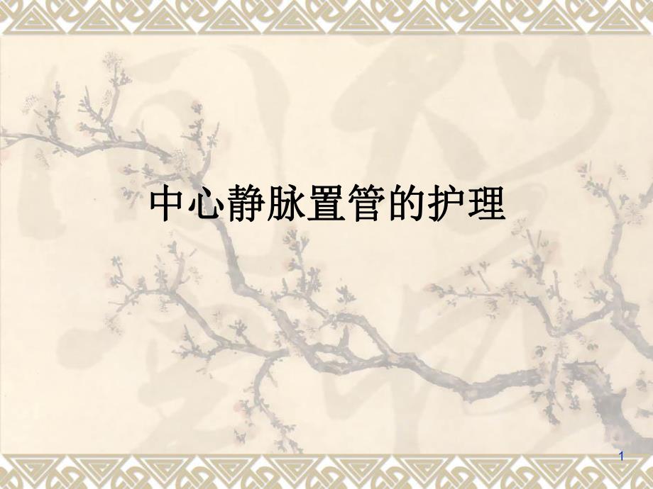 中心静脉置管的护理.ppt_第1页