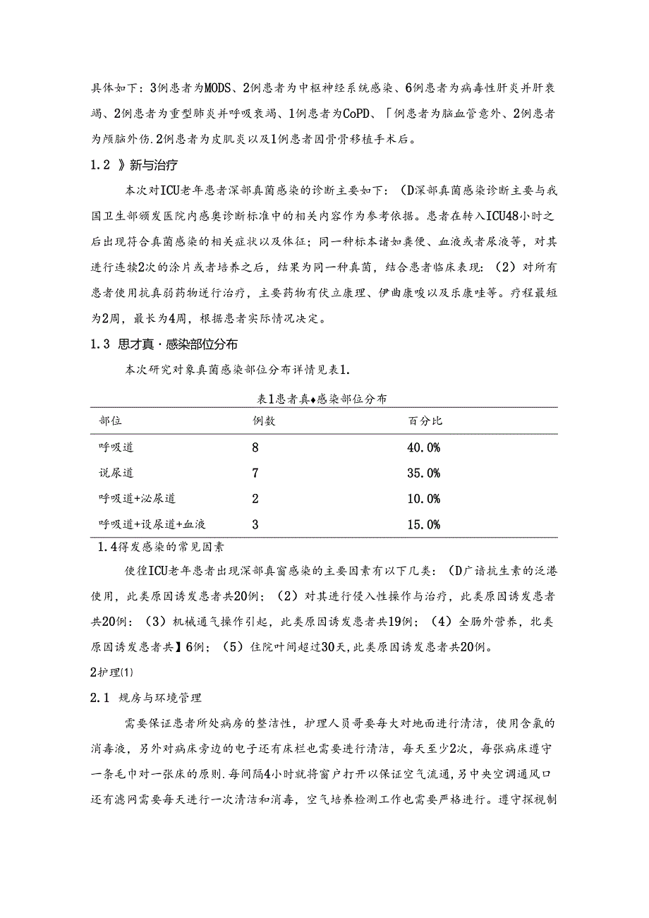 ICU老年患者深部真菌感染的护理.docx_第1页