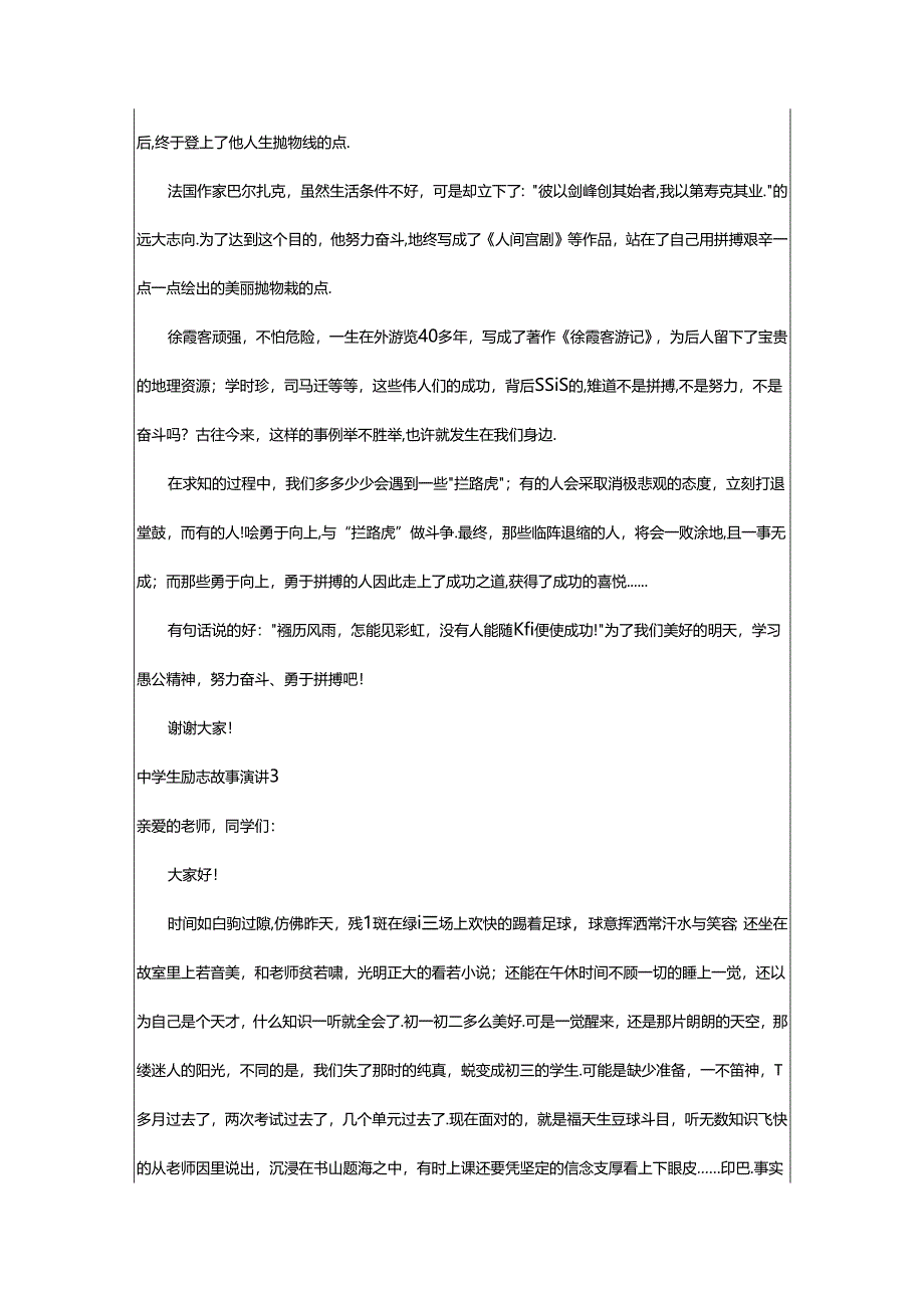 2024年中学生励志故事演讲.docx_第3页