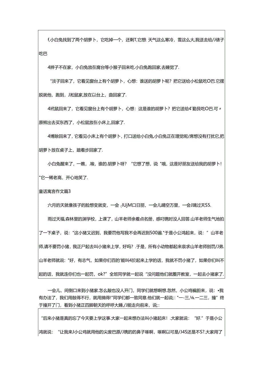 2024年童话寓言作文9篇(精选).docx_第2页