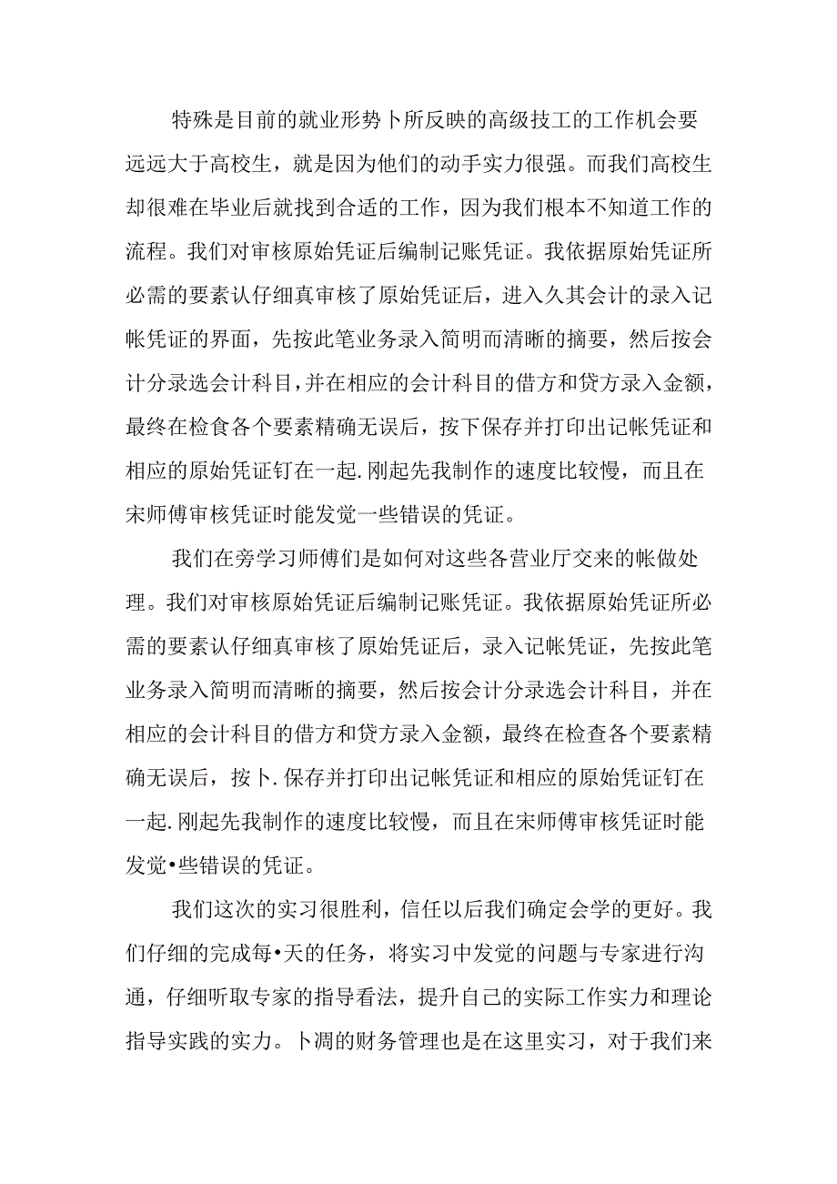 会计电算化实训报告范本.docx_第2页