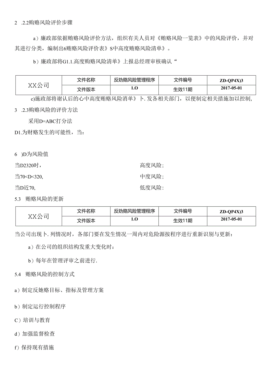 ISO37001-2016-反贿赂风险管理程序及配套表格.docx_第3页