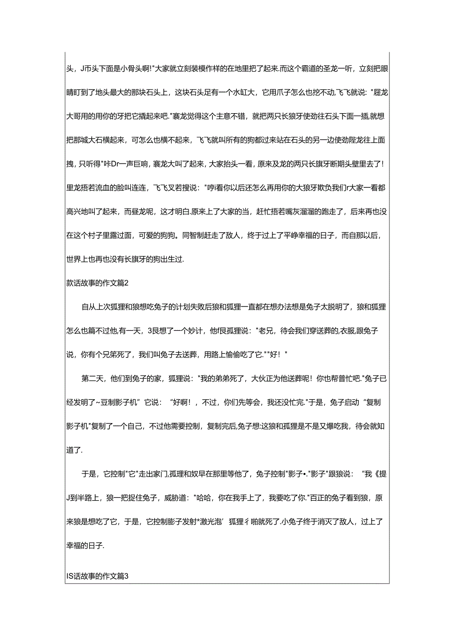 2024年童话故事的作文精华[7篇].docx_第2页