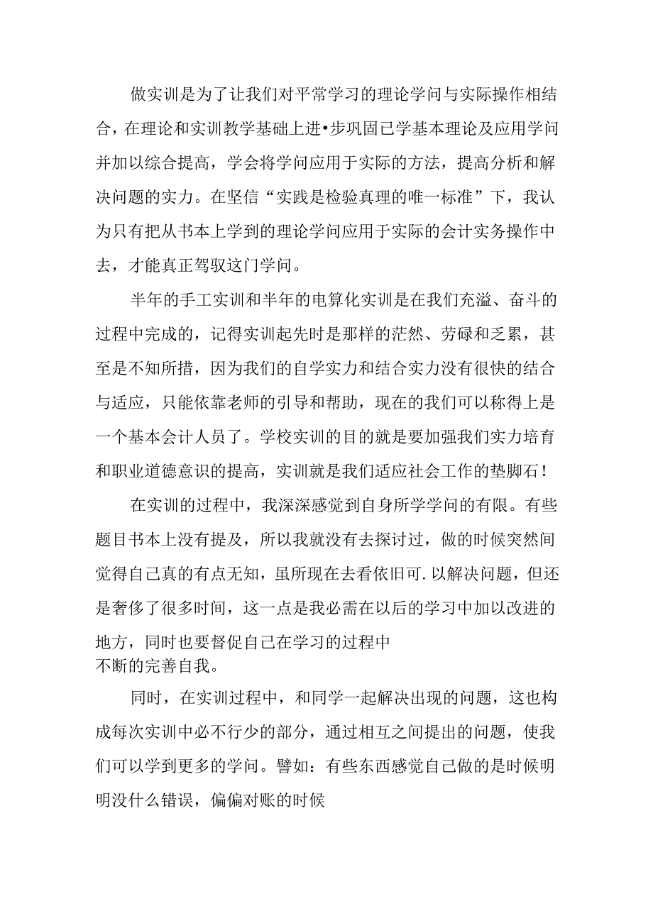 会计电算化实践总结.docx_第3页