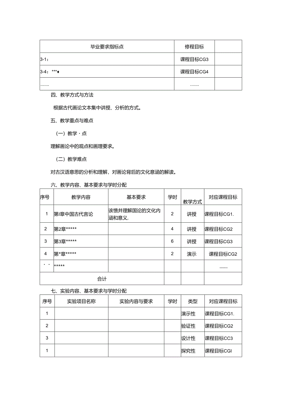 0823D04014-中国画画论-2023年培养方案课程教学大纲.docx_第2页