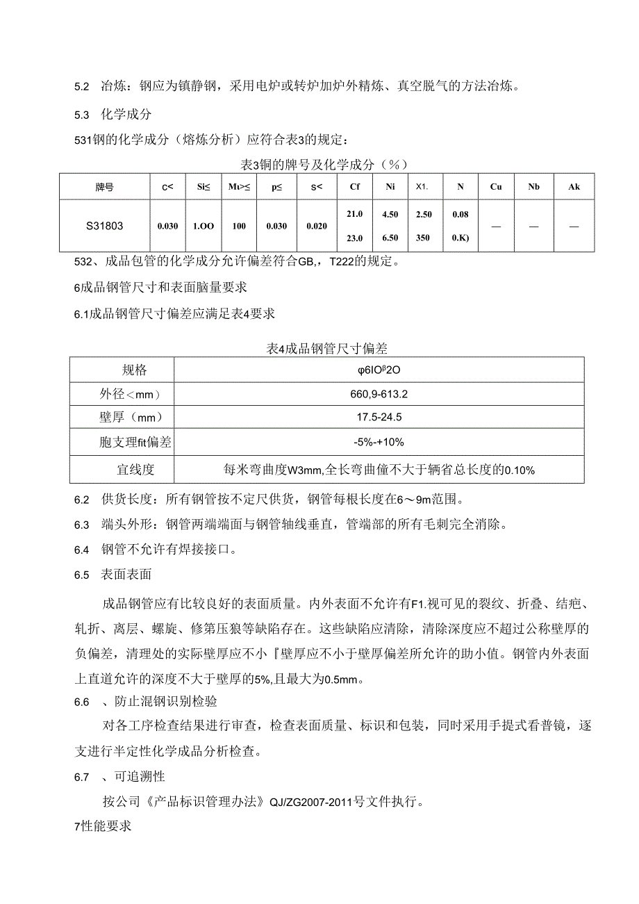 31803、610 20双相不锈钢无缝钢管制造方案20120712.docx_第3页