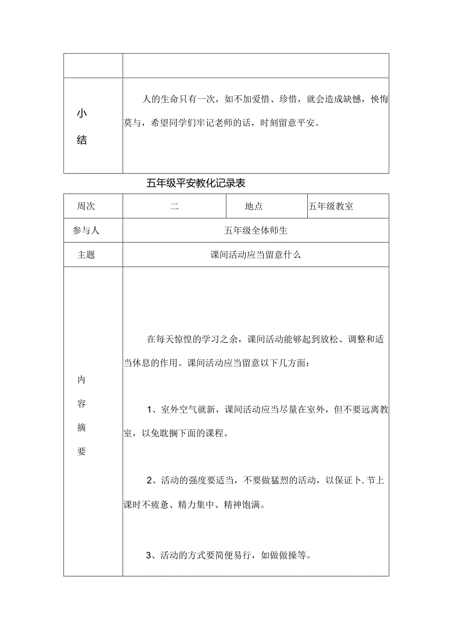 五年级安全教育记录[1].docx_第2页