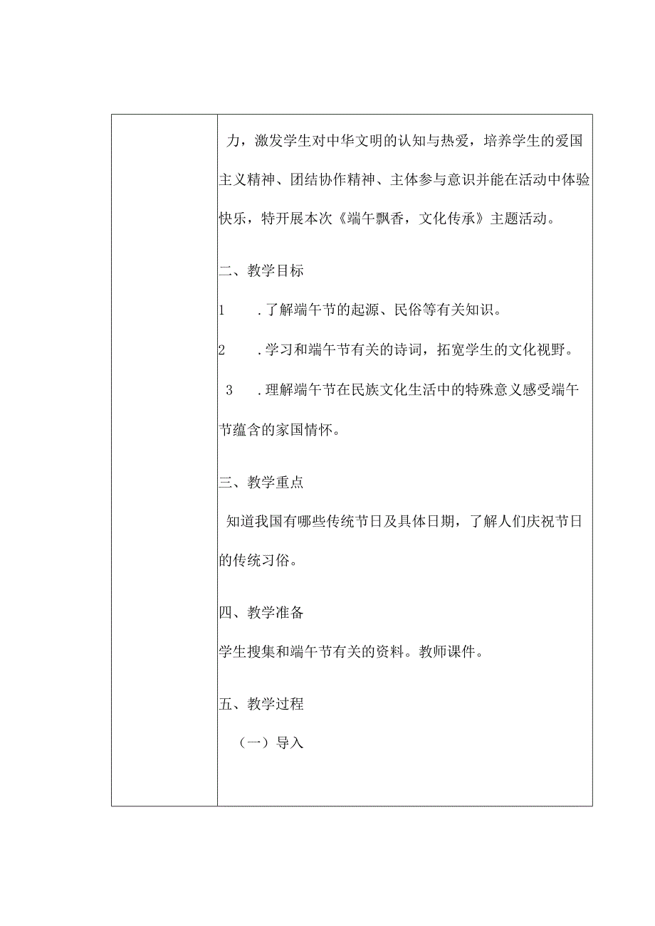 2024年春季第15周《端午飘香文化传承》主题班会记录表转发收藏.docx_第2页