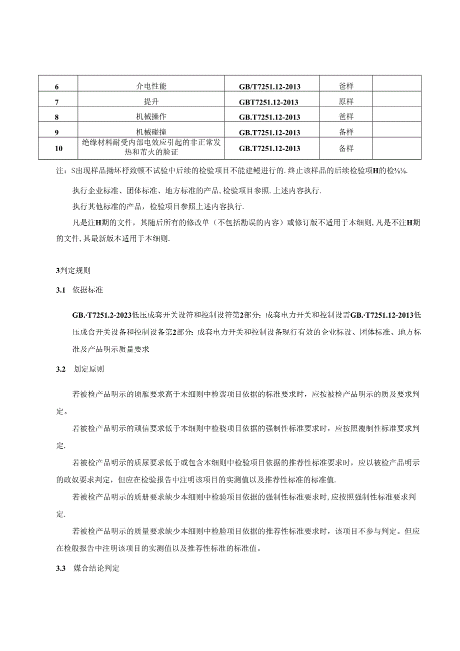 低压成套电力开关和控制设备产品质量监督抽查实施细则(2024年版）.docx_第2页