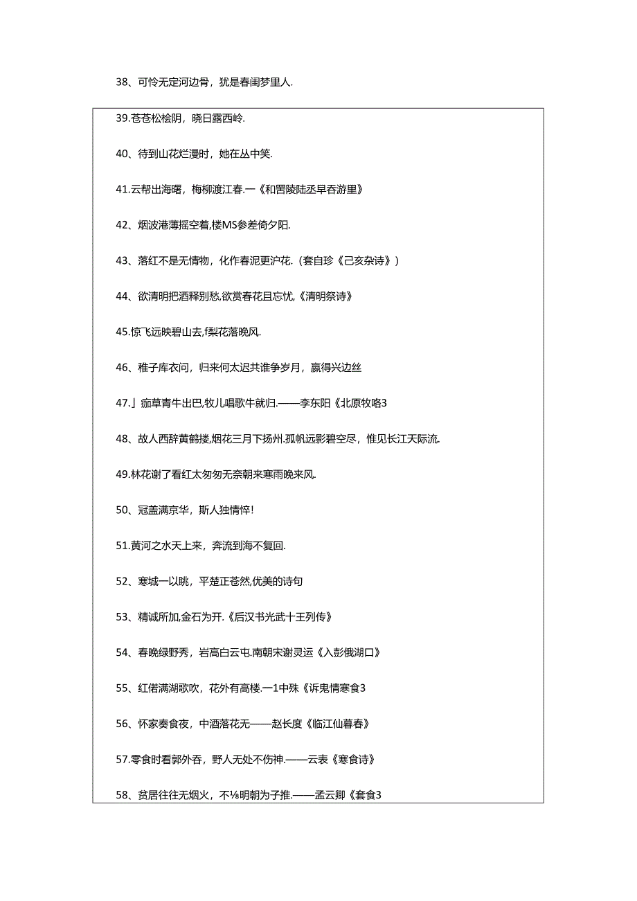 2024年（经典）清明节的诗句260句.docx_第3页