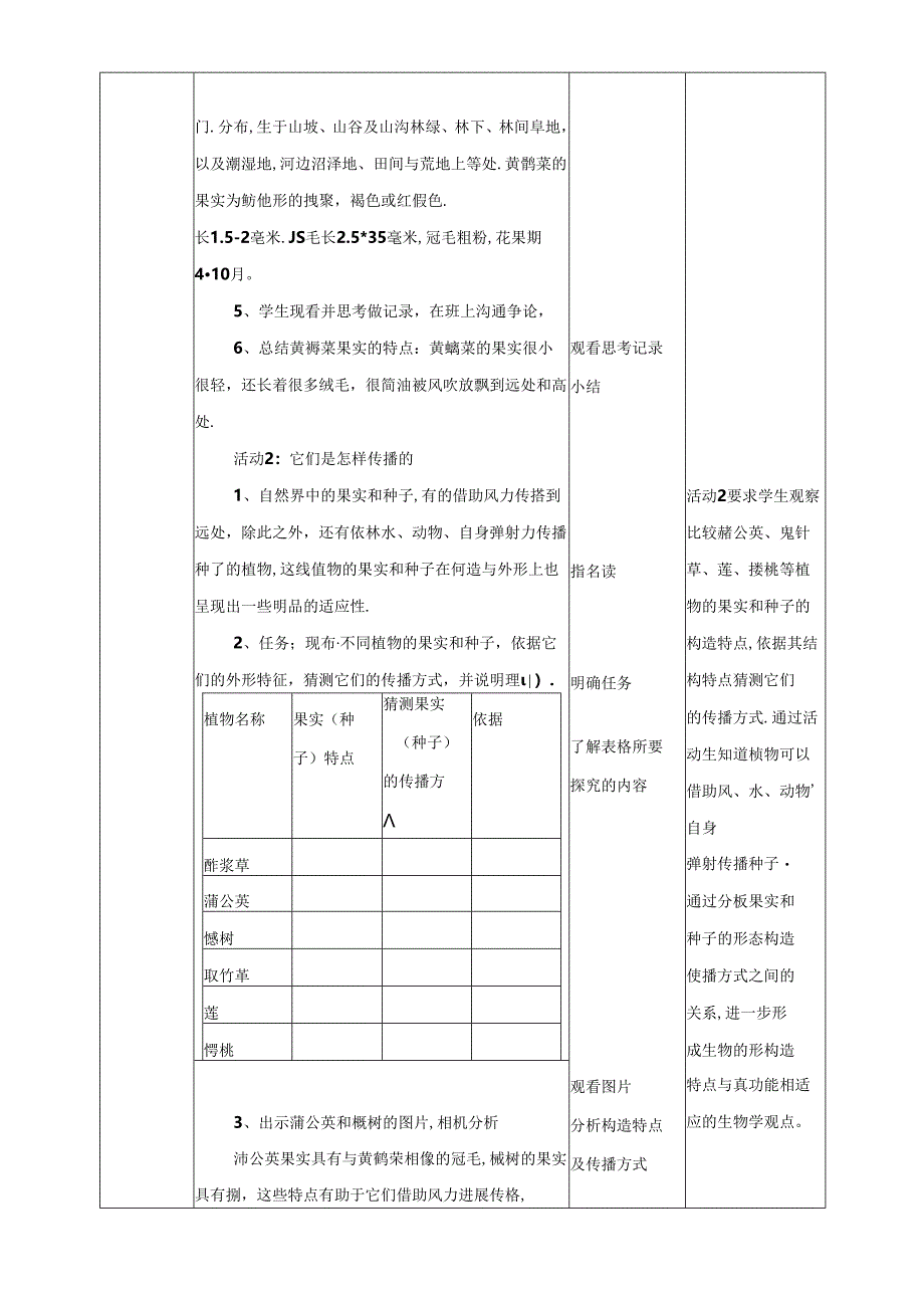 2023年新粤教版四年级上册科学教案.3《种子的传播》.docx_第2页