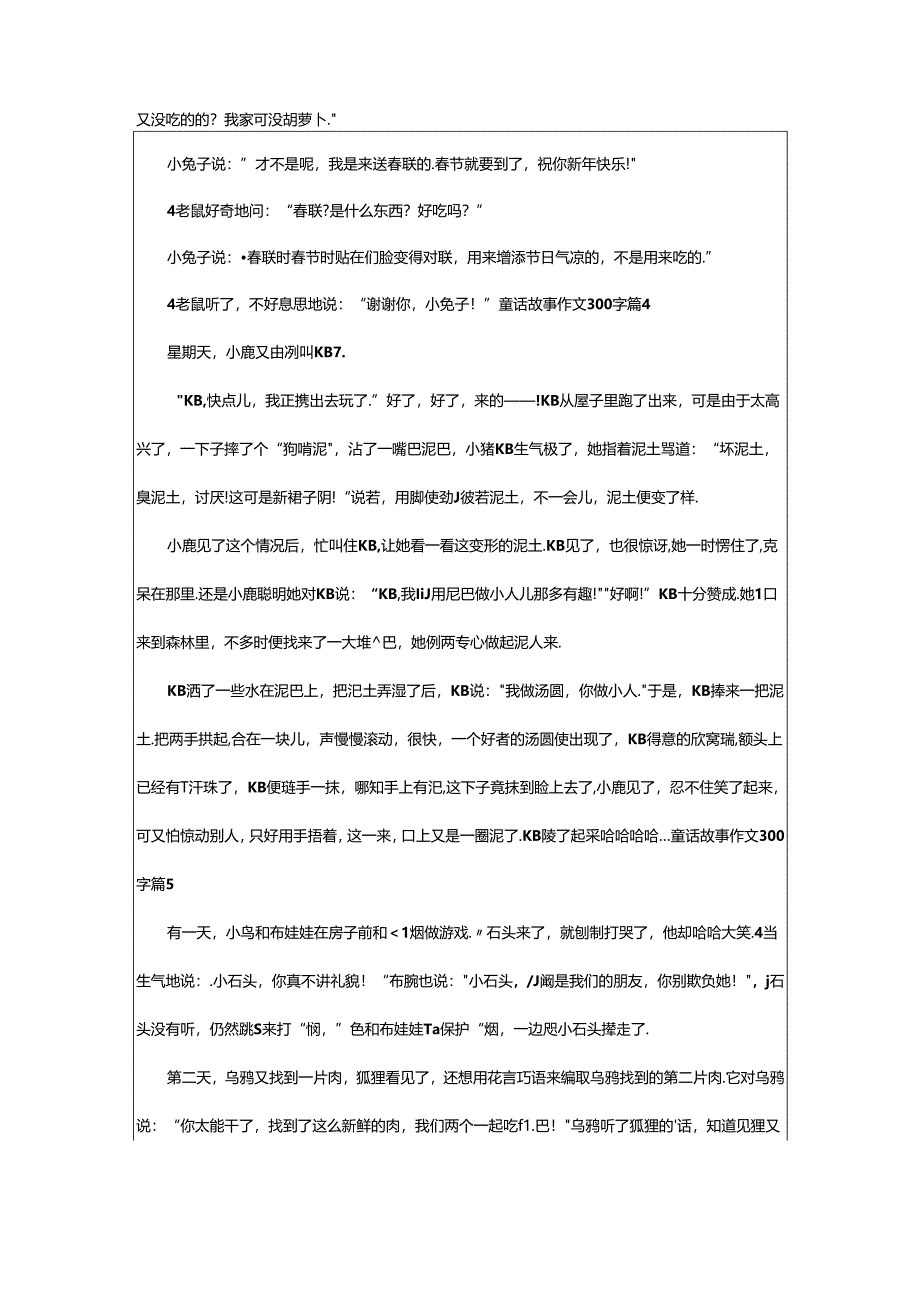 2024年童话故事作文300字合集9篇.docx_第3页