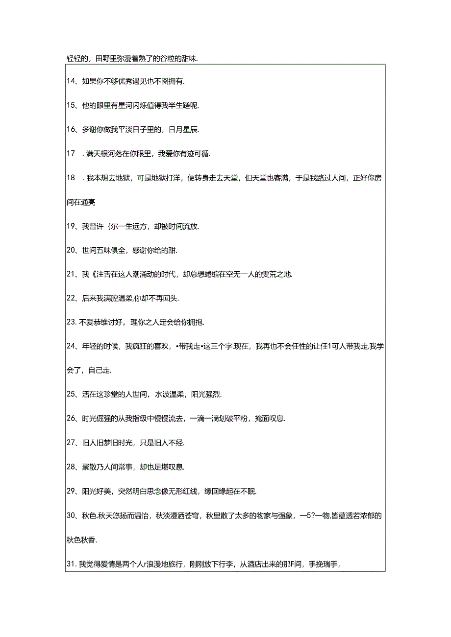 2024年年精选优美文艺句子摘录75句.docx_第2页