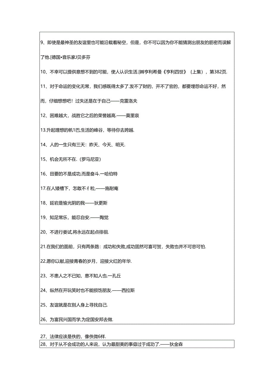 2024年年简短的人生格言集合95条.docx_第2页