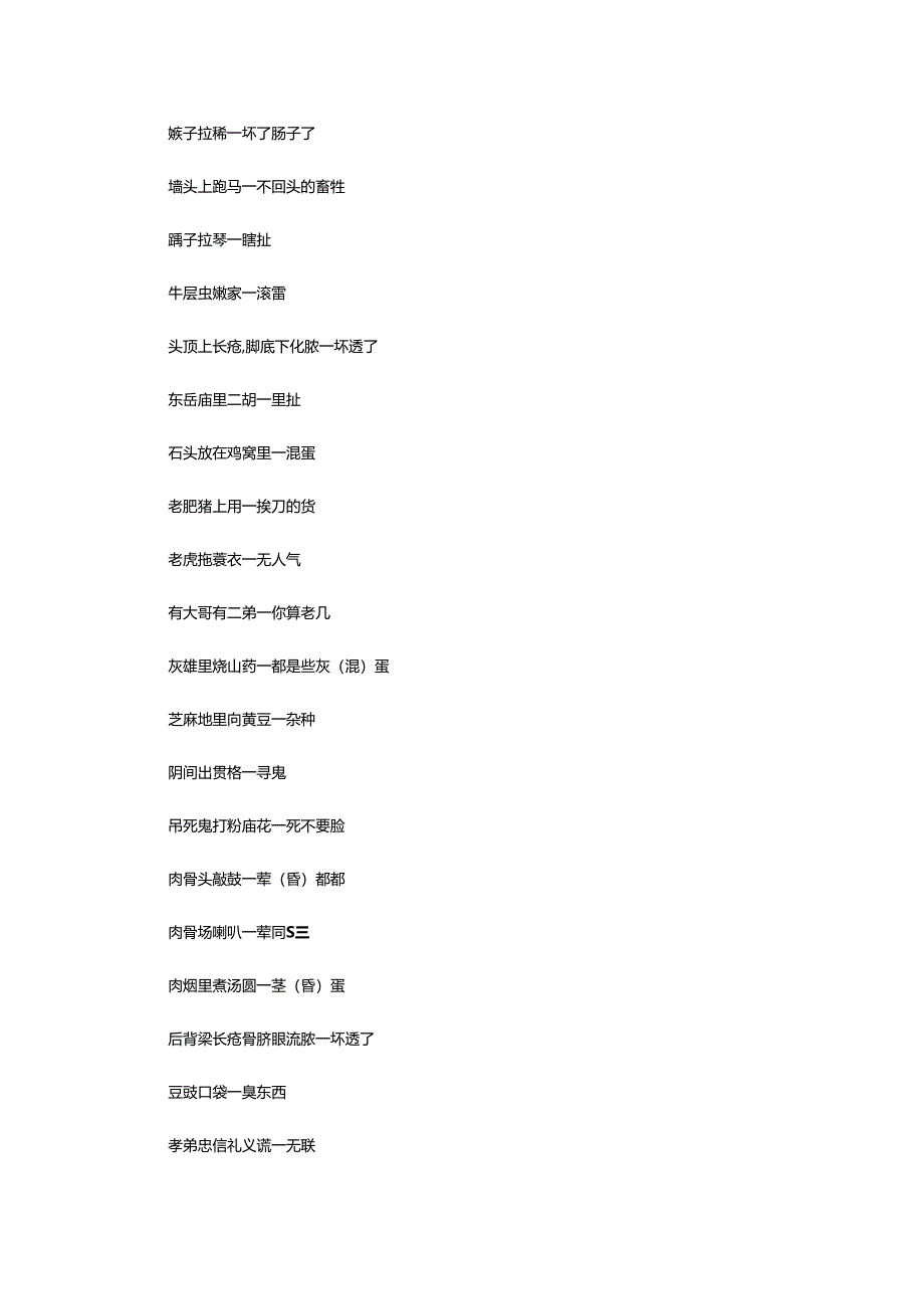 2024年歇后语骂人（共6篇）.docx_第3页