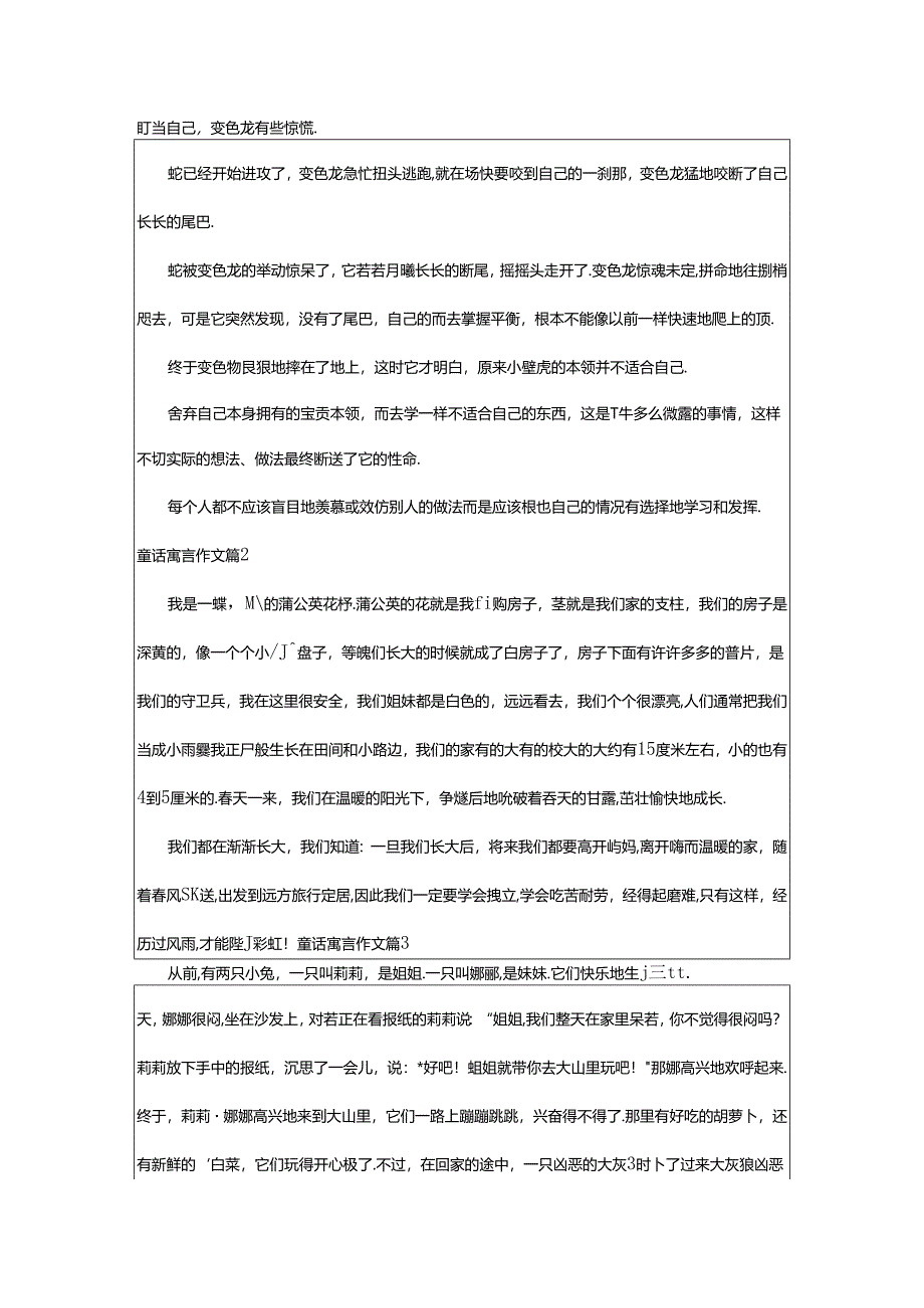 2024年童话寓言作文7篇[精华].docx_第2页