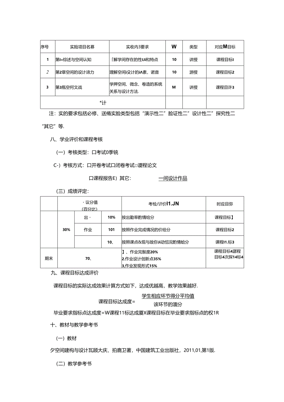 0823D1204-空间概念与形态设计-2023人才培养方案课程教学大纲.docx_第3页