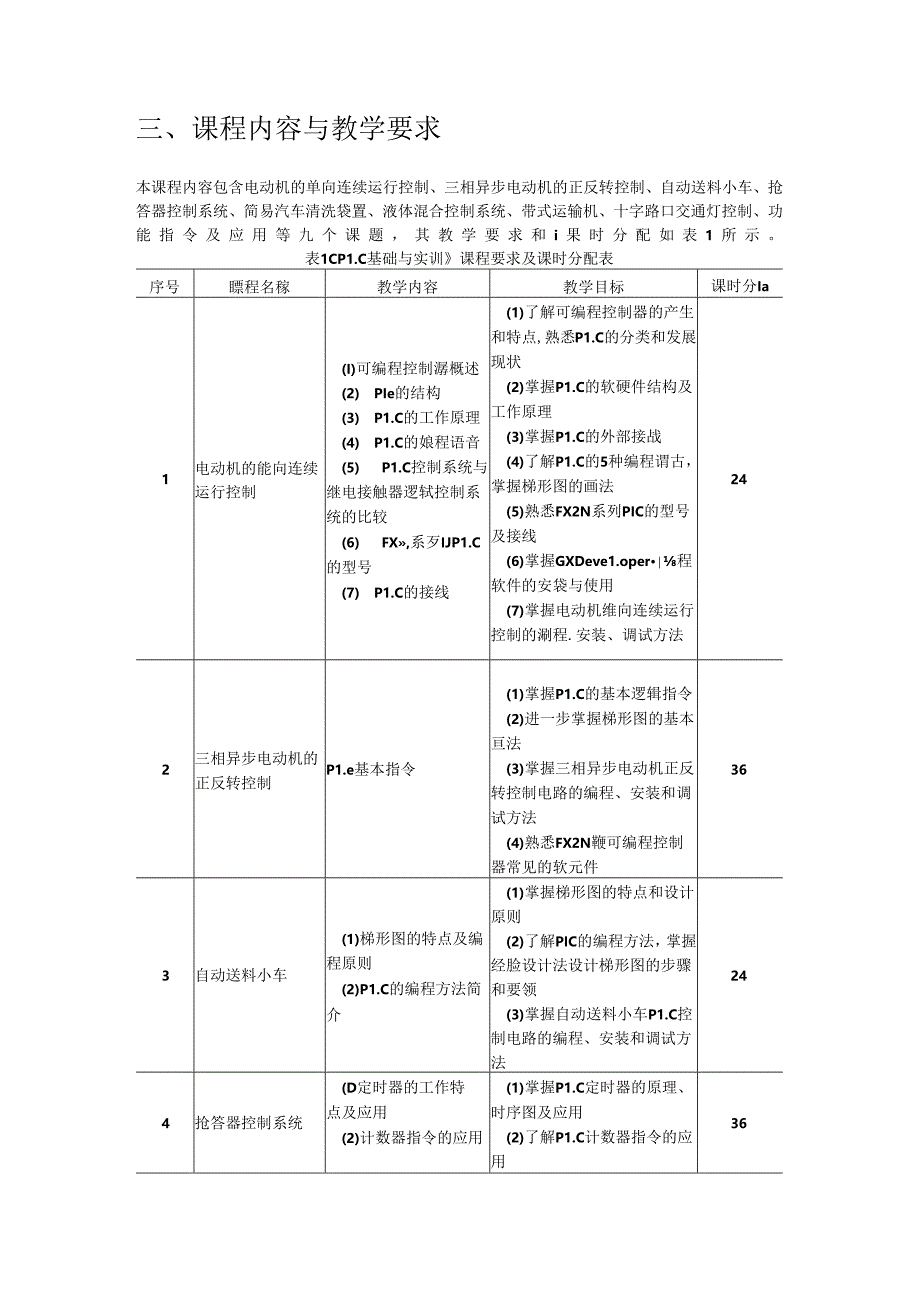 PLC基础与实训课程标准.docx_第3页