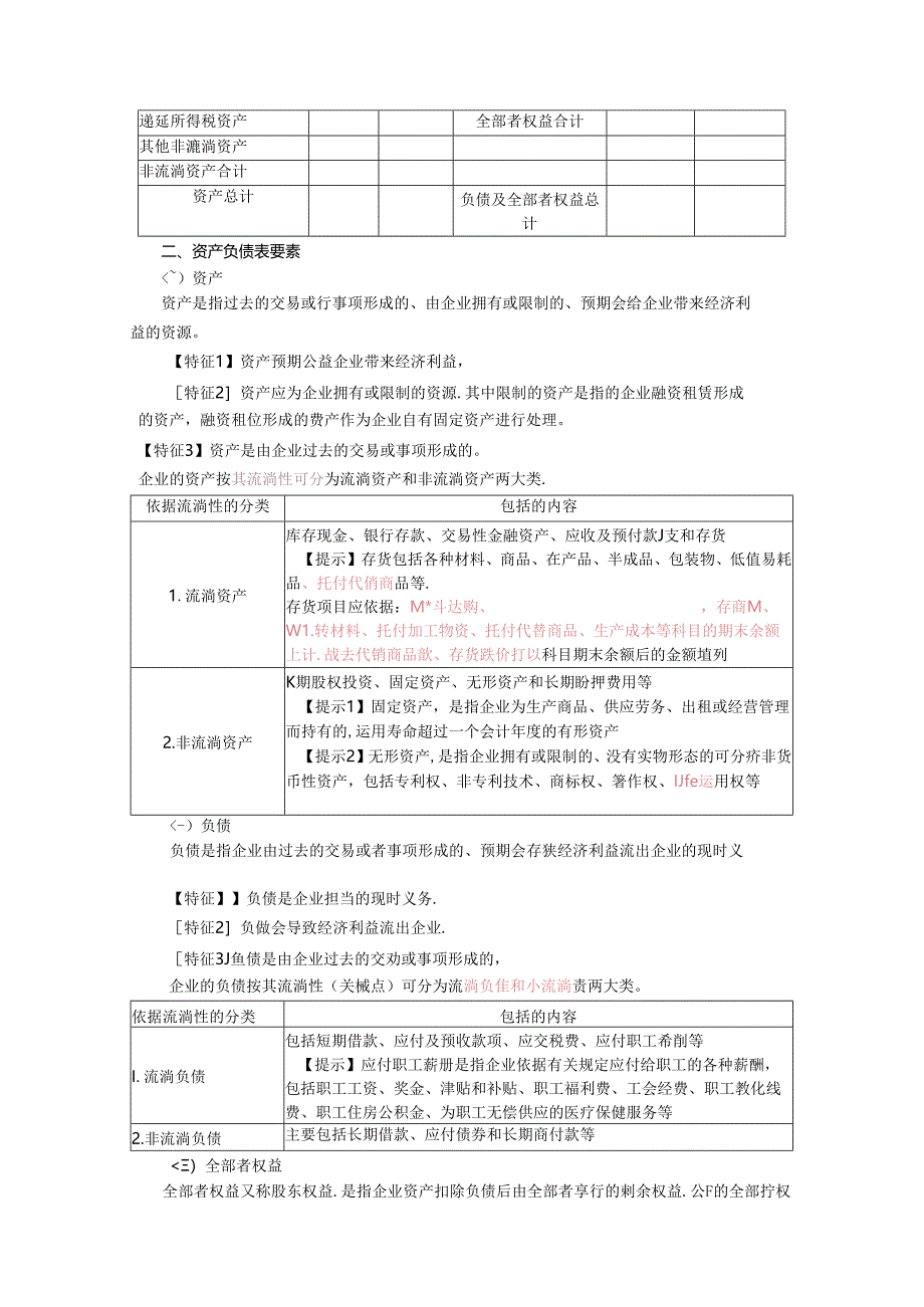 会计基础知识——会计要素的定义、资产负债表要素和利润表要素.docx_第2页