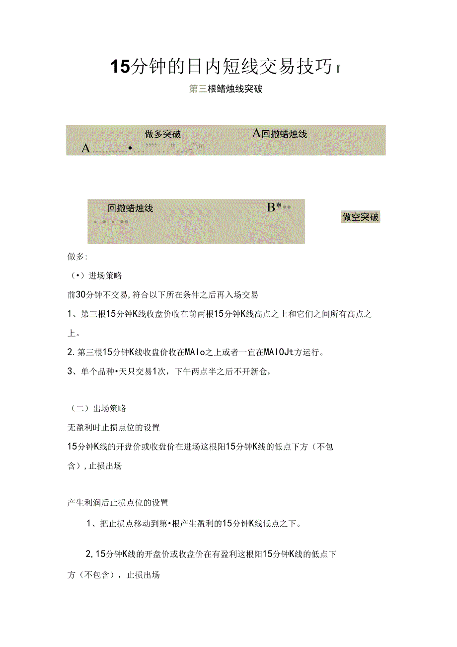 15分钟的日内短线交易技巧.docx_第1页