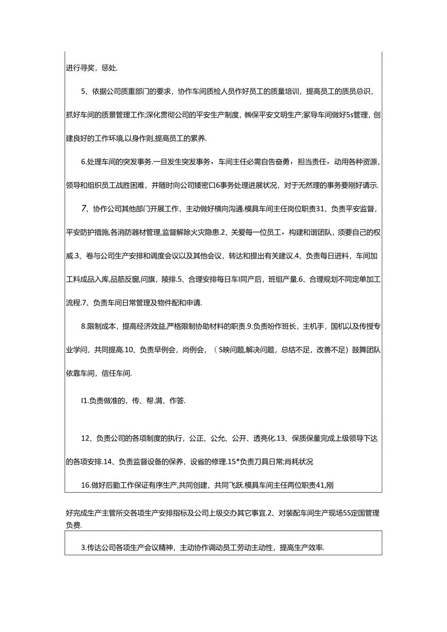 2024年模具主任岗位职责（共6篇）.docx_第2页