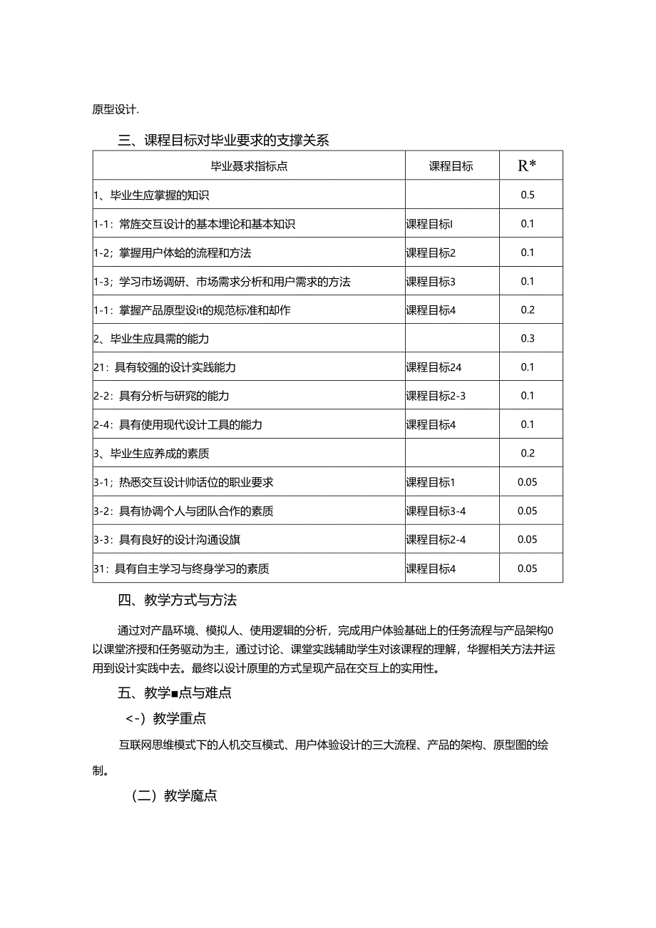 0823S11028-《 交互流程设计 》-2023版人才培养方案课程教学大纲.docx_第2页