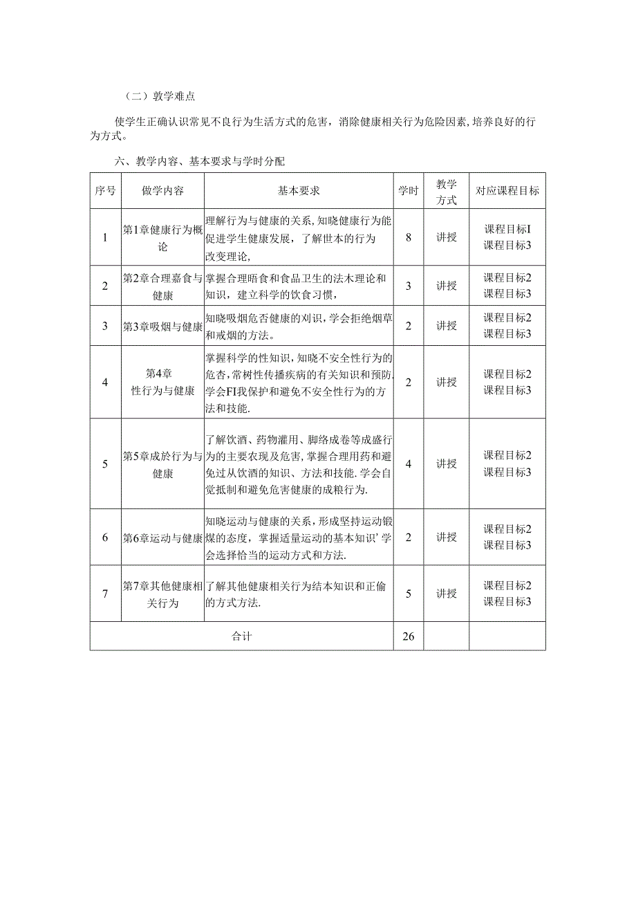 2523S01061-行为医学J25中医学院 2023版人才培养方案课程教学大纲.docx_第3页