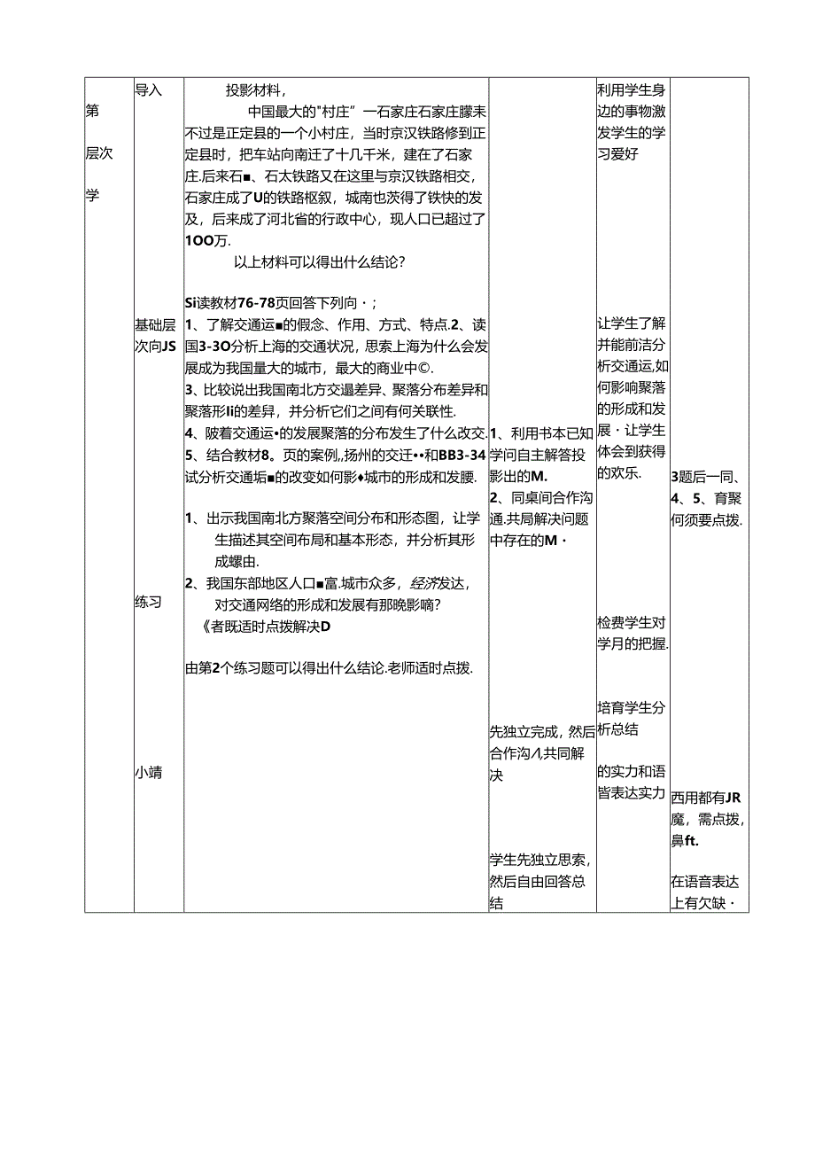 交通运输布局及其对区域发展的影响教学设计.docx_第2页