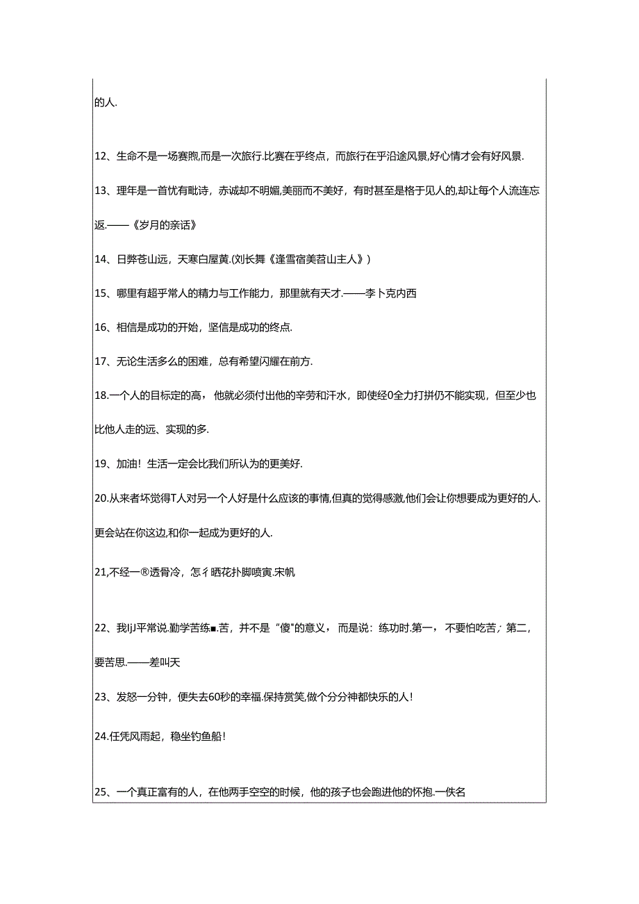 2024年年实用的励志名言76条.docx_第2页