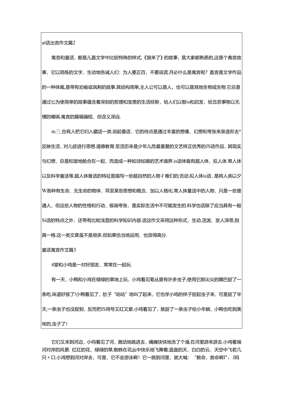 2024年童话寓言作文汇编.docx_第2页