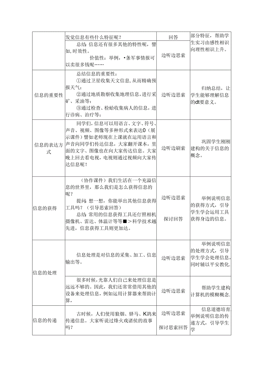 五年级上信息技术教案-奇妙的信息世界_湘科版.docx_第2页