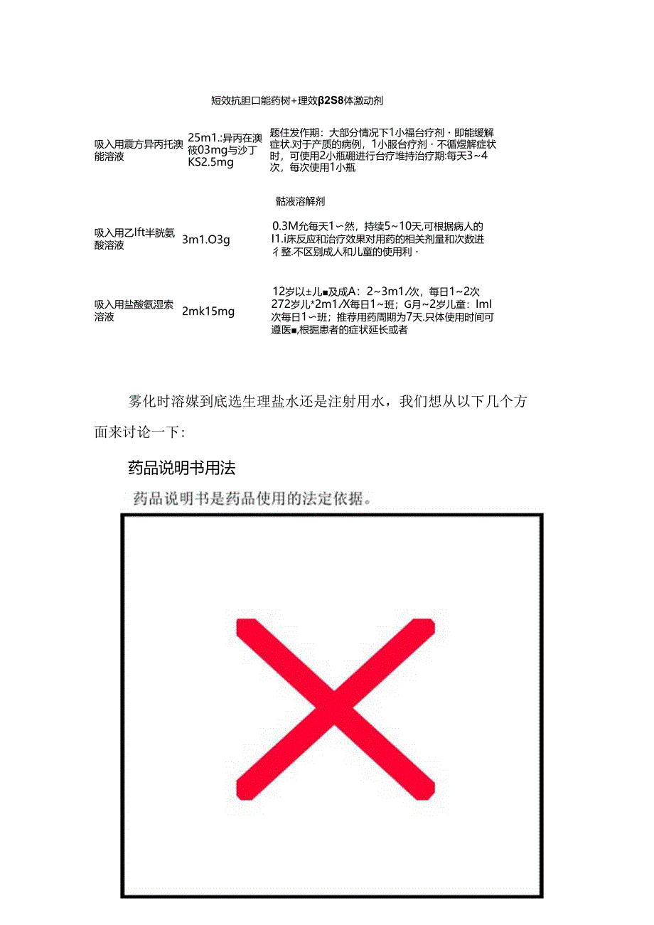 临床雾化吸入药物稀释及生理盐水与灭菌注射用水选择.docx_第2页