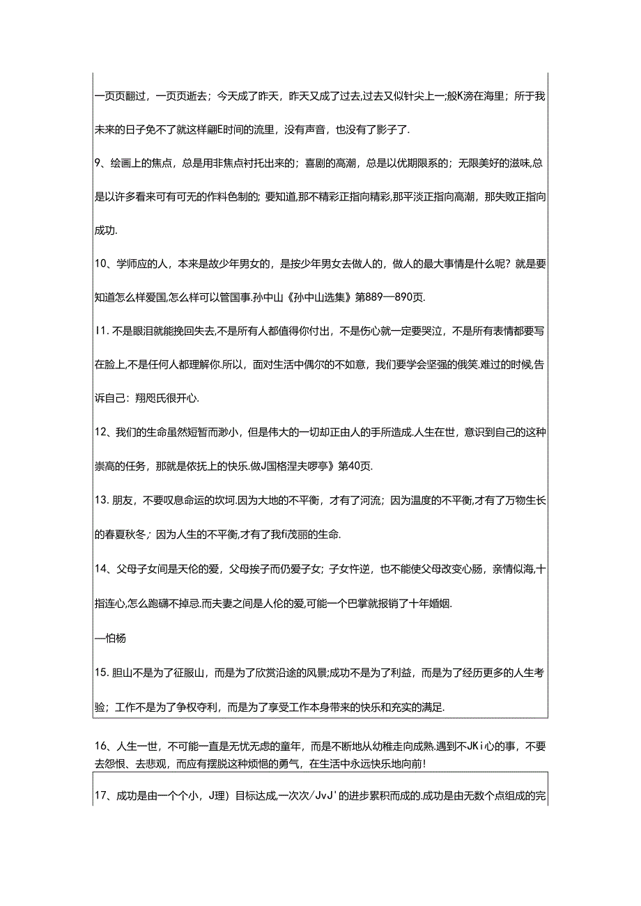 2024年简洁的青春正能量励志语录汇总86条.docx_第2页