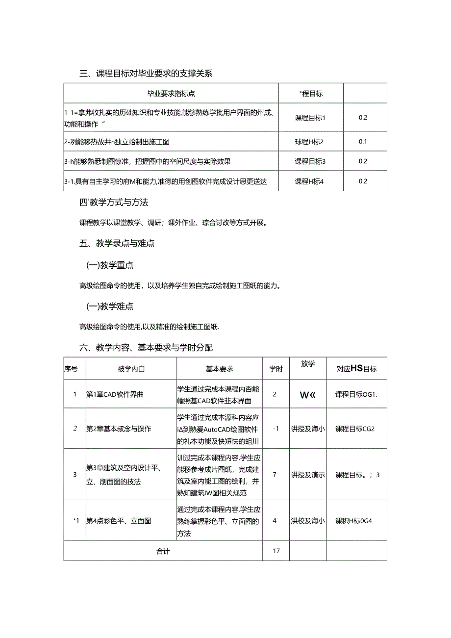 0823D1228-数字化工程制图.-2023人才培养方案课程教学大纲.docx_第2页