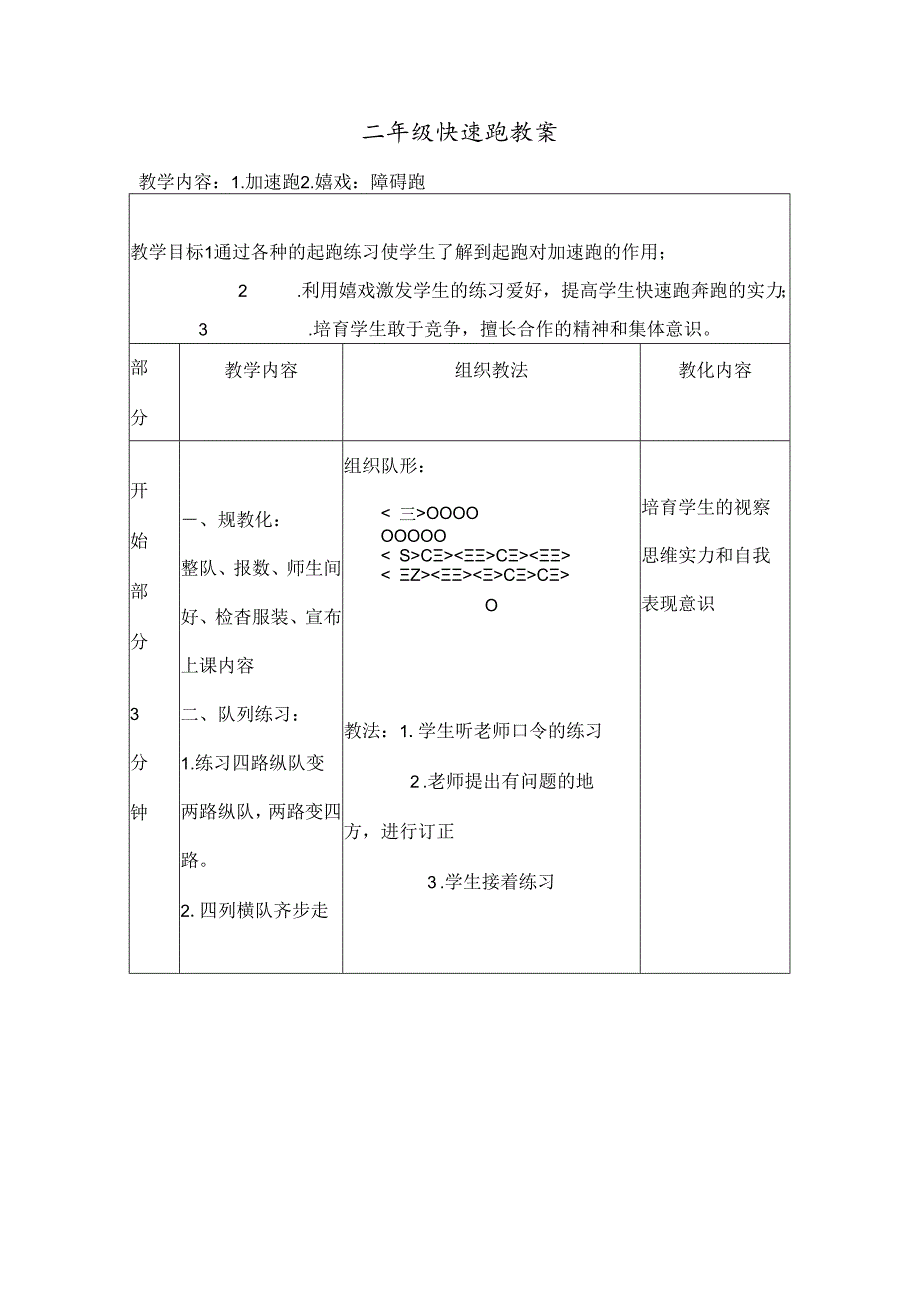 二年级快速跑教案[1].docx_第1页